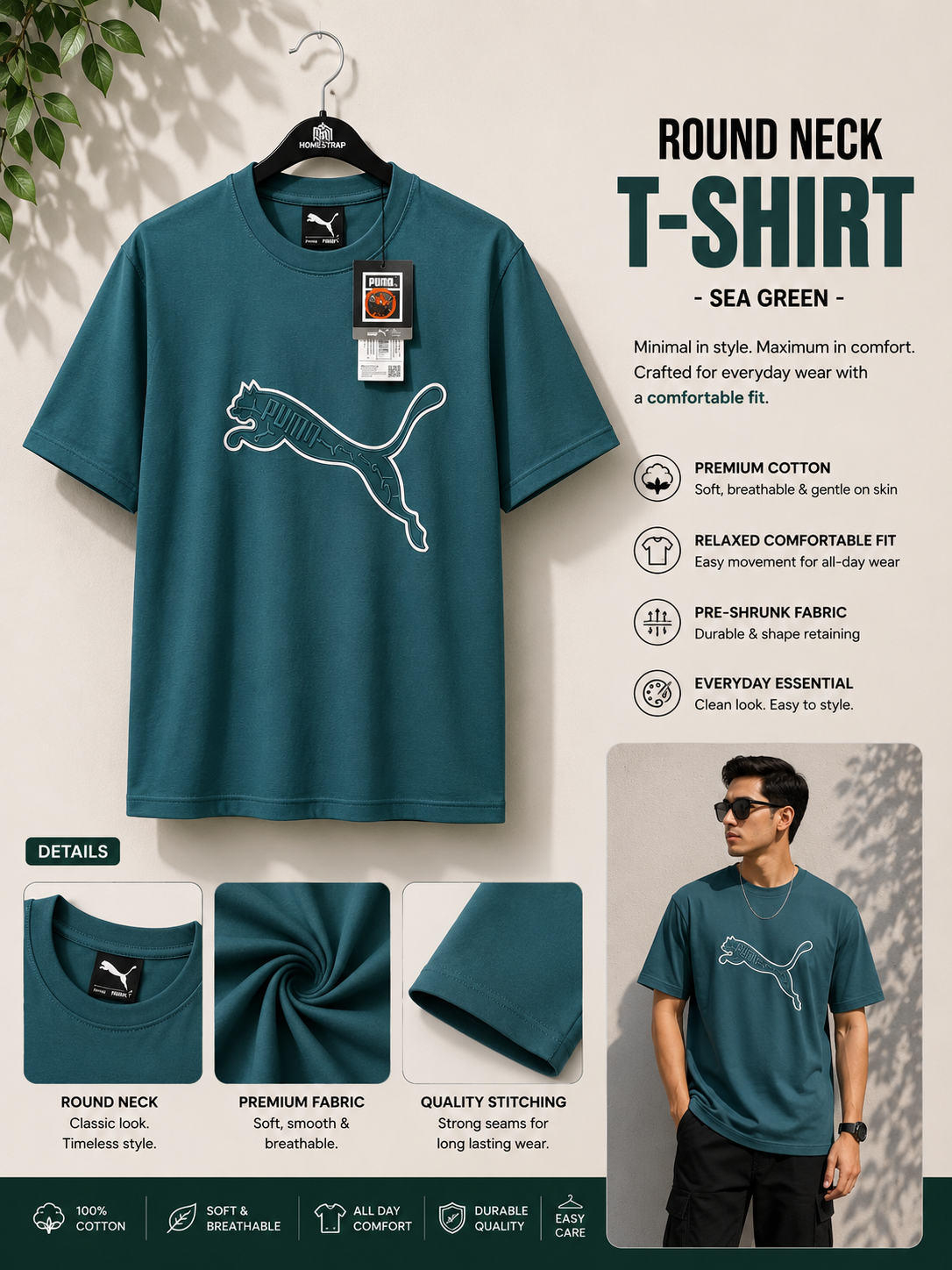 Round Neck T-Shirt