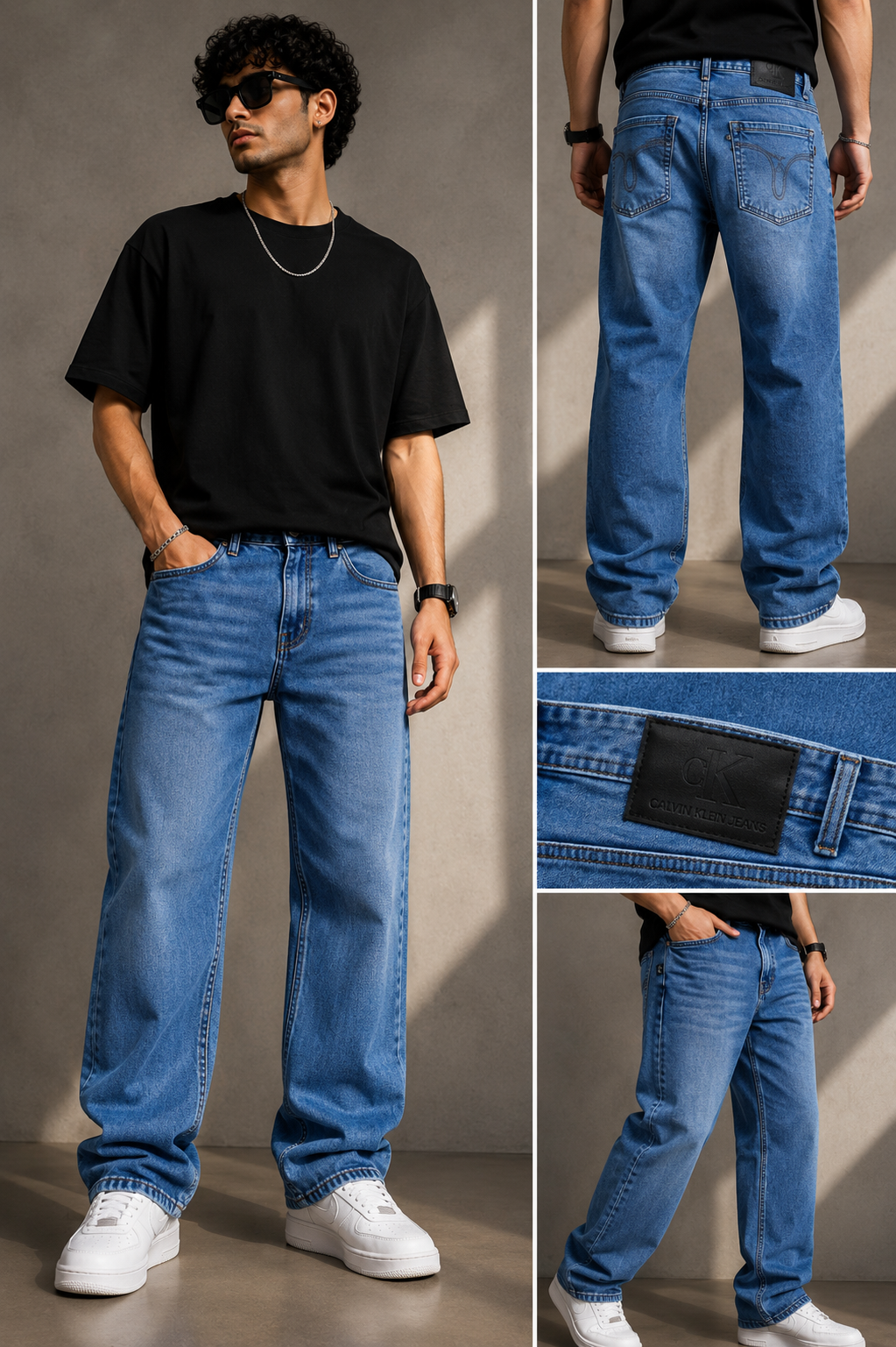 Comfort Fit Denim Jeans